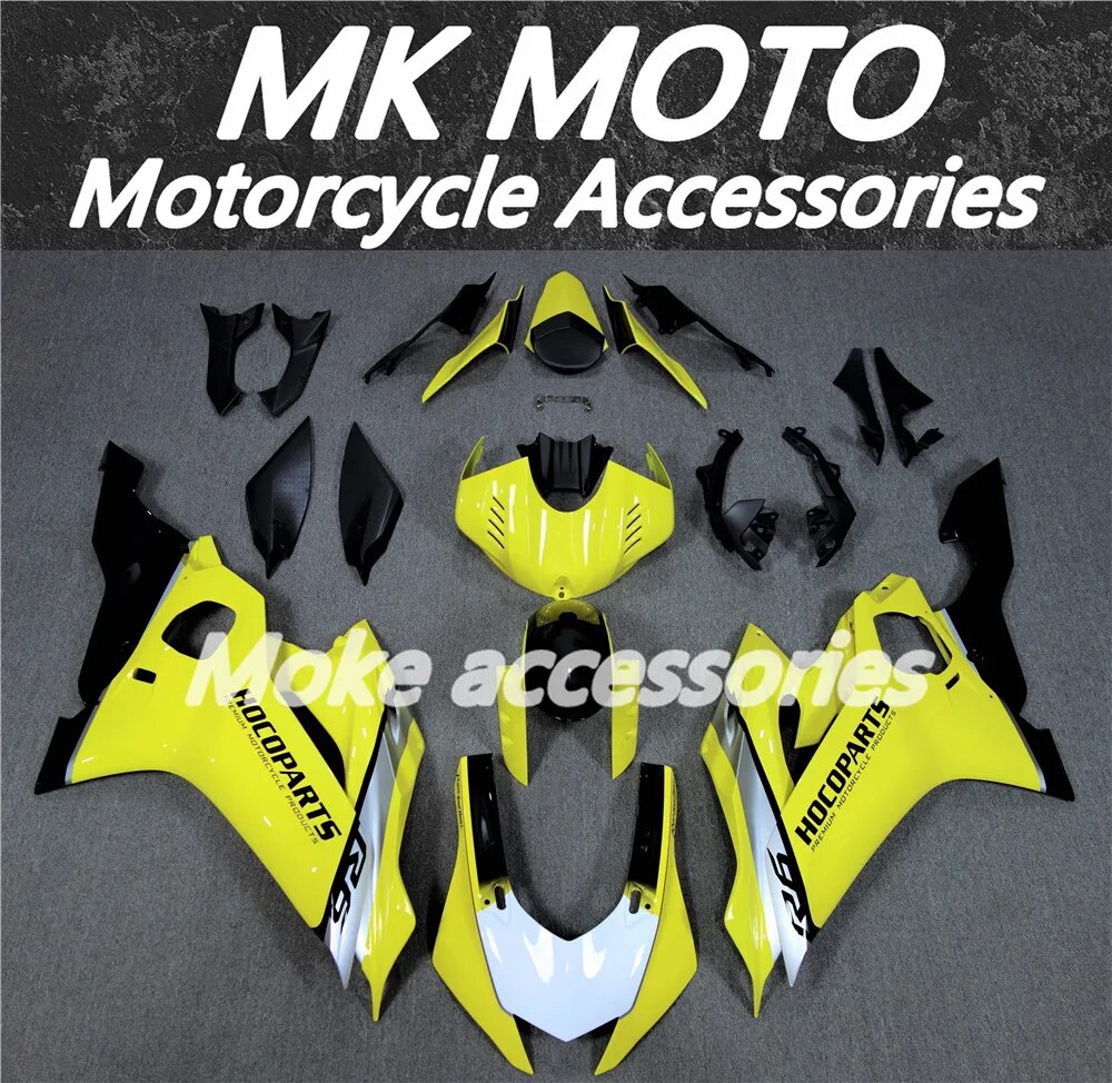 Fairings-Kit-Fit-For-Yzf-R6-2017-2018-2019-2020-2021-2022-2023-Bodywork-Set-High.jpg Fairings Kit Fit For Yzf R6 2017 2018 2019 2020 2021 2022 2023 Bodywork Set High Quality Abs Injection New Yellow Black HOCAPART - Image 1